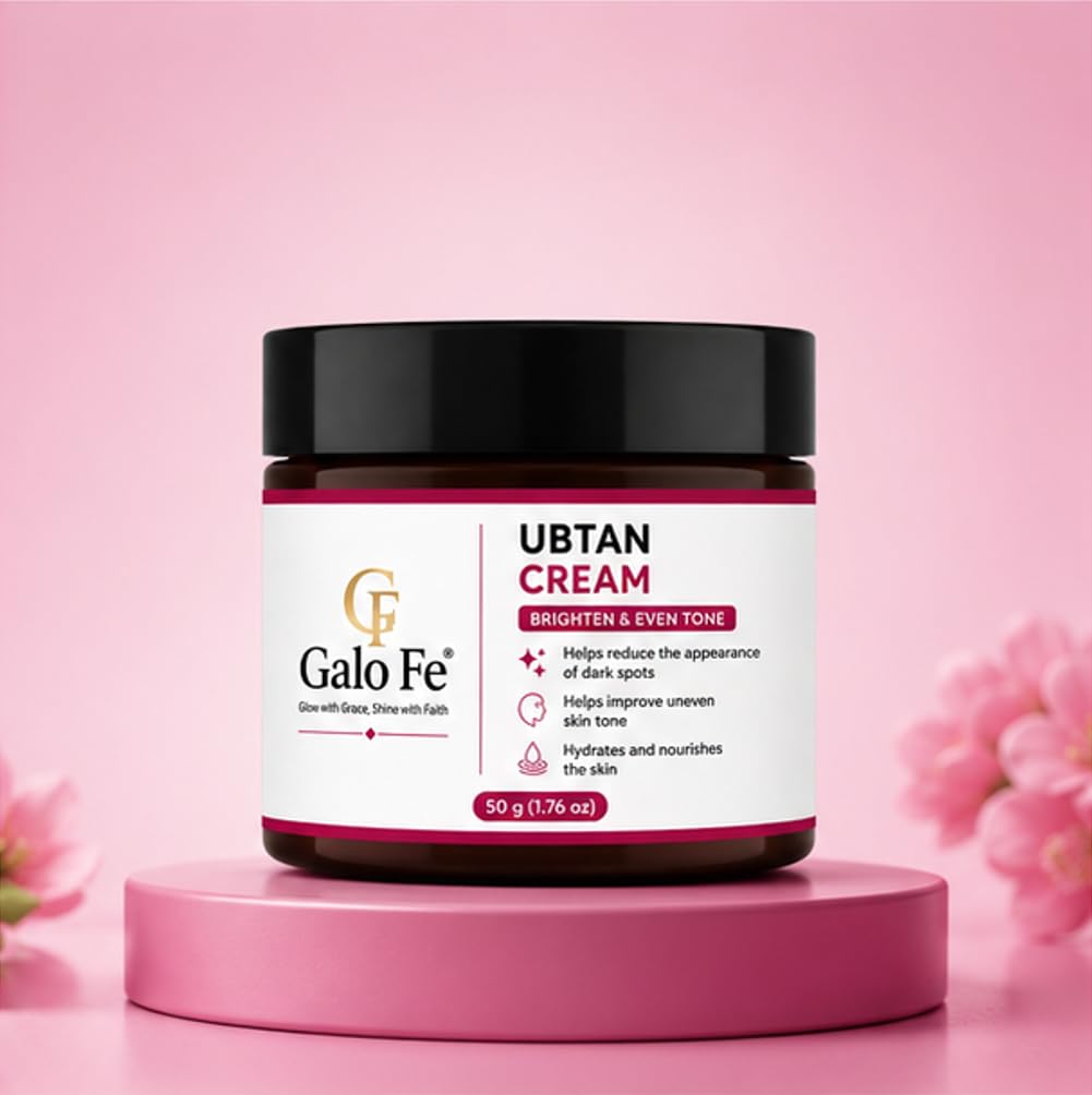 Galo Fe Face Cream for Deep Hydration & Nourishment | Long-Lasting Moisture Barrier Support | Lightweight Daily Moisturizer for Soft & Healthy-Looking Skin | For Men & Women | 50 g (Ubtan Cream)