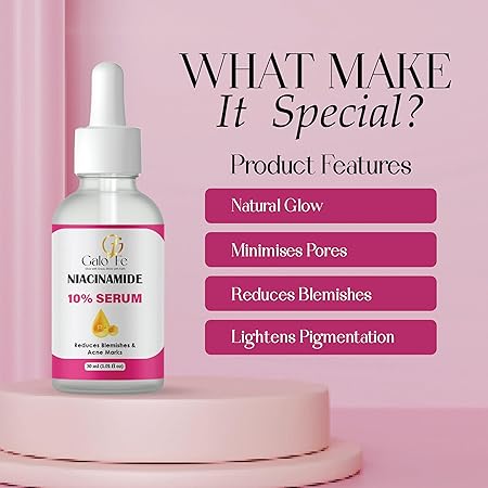 Niacinamide 10% Serum, Reduces Blemishes and Acne Marks, Face Serum, 30 ml