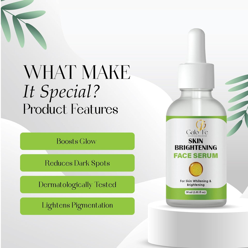Galo Fe Skin Brightening Face Serum for Skin Whitening & Brightening, 30 ml