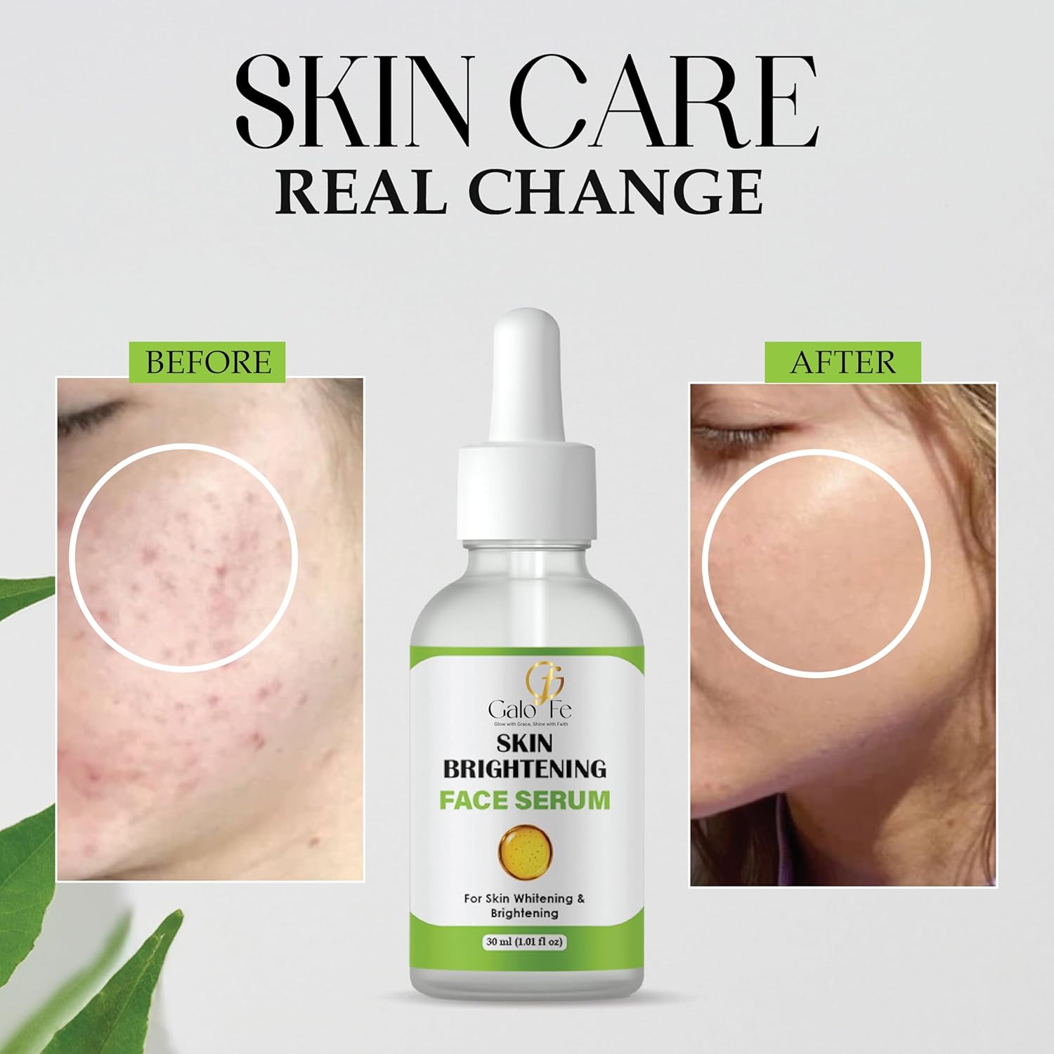 Galo Fe Skin Brightening Face Serum for Skin Whitening & Brightening, 30 ml
