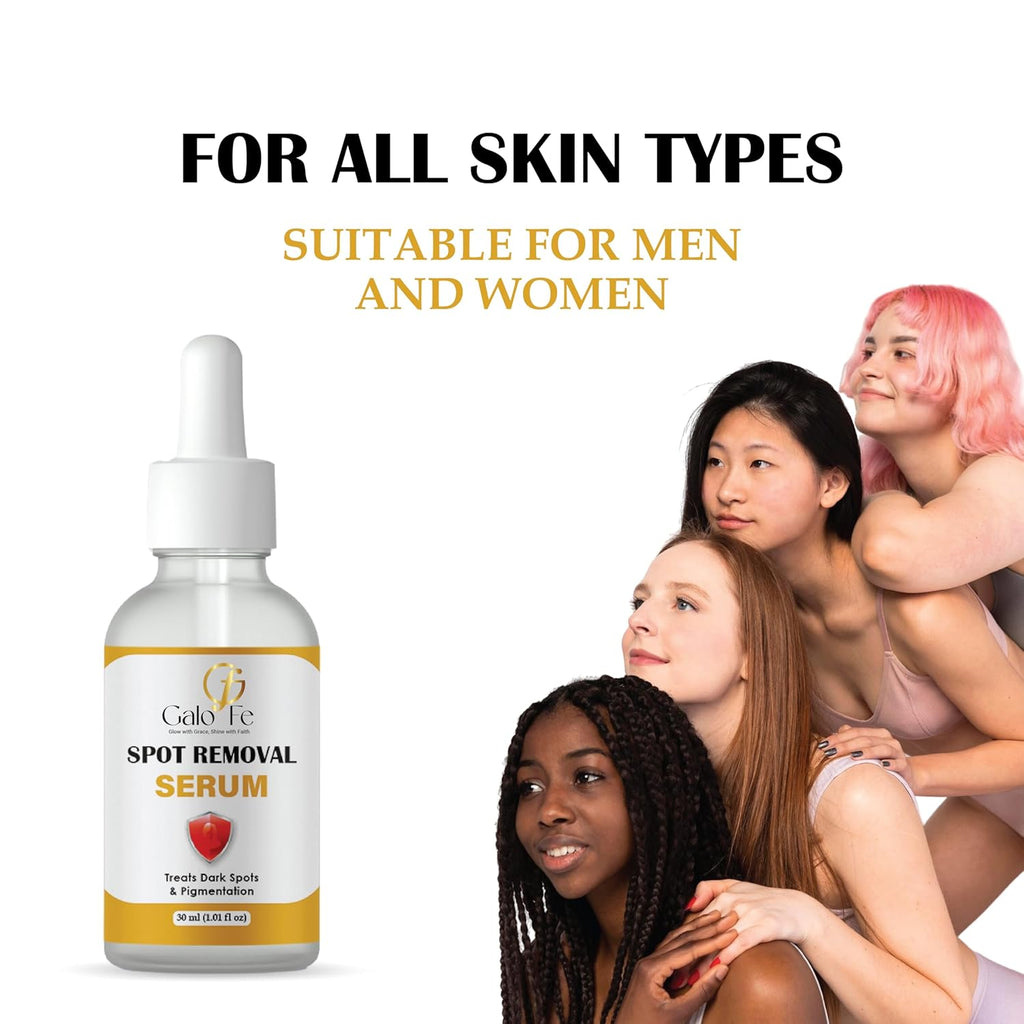 Galo Fe Spot Removal Serum, Dark Spot Correction, Skin Brightening, Alpha Arbutin 2%, Liquid, 30 ml