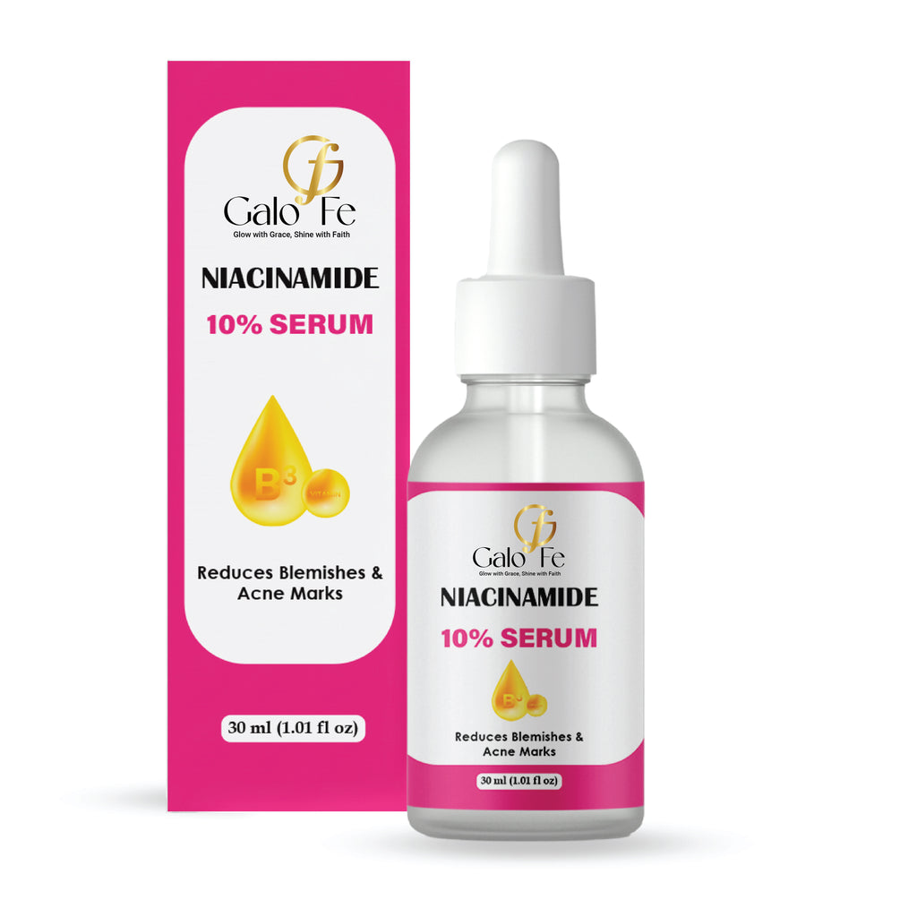 Galo Fe Niacinamide 10% Serum, Reduces Blemishes and Acne Marks, Face Serum, 30 ml