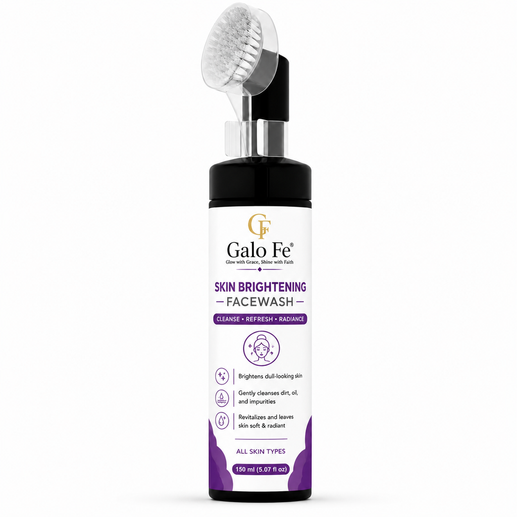 Galo Fe Green Tea Face Wash 150ml | Deep Cleansing Face Cleanser for Oil, Dirt & Impurities | Refreshing & Hydrating Daily Face Wash | Suitable for All Skin Types | Men & Women (Skin Brightening)